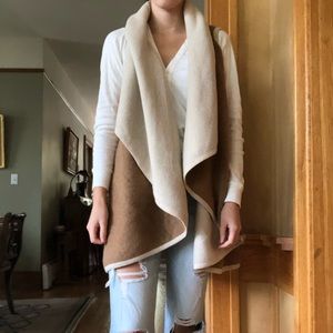 Anthropologie reversible Wool wrap